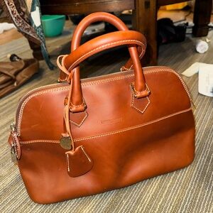 Dooney & Bourke Brown Leather Shoulder Bag